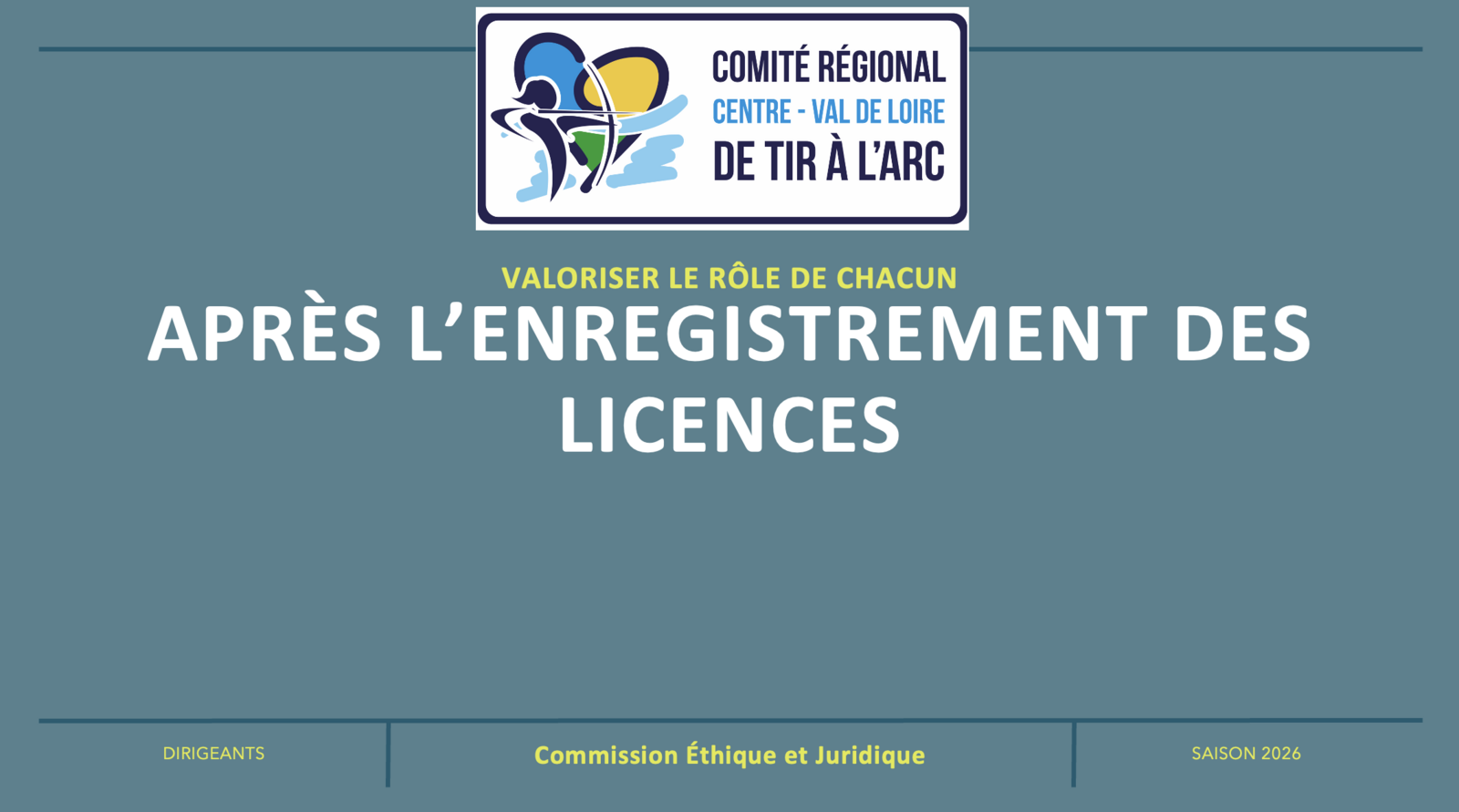 Instances et encadrants