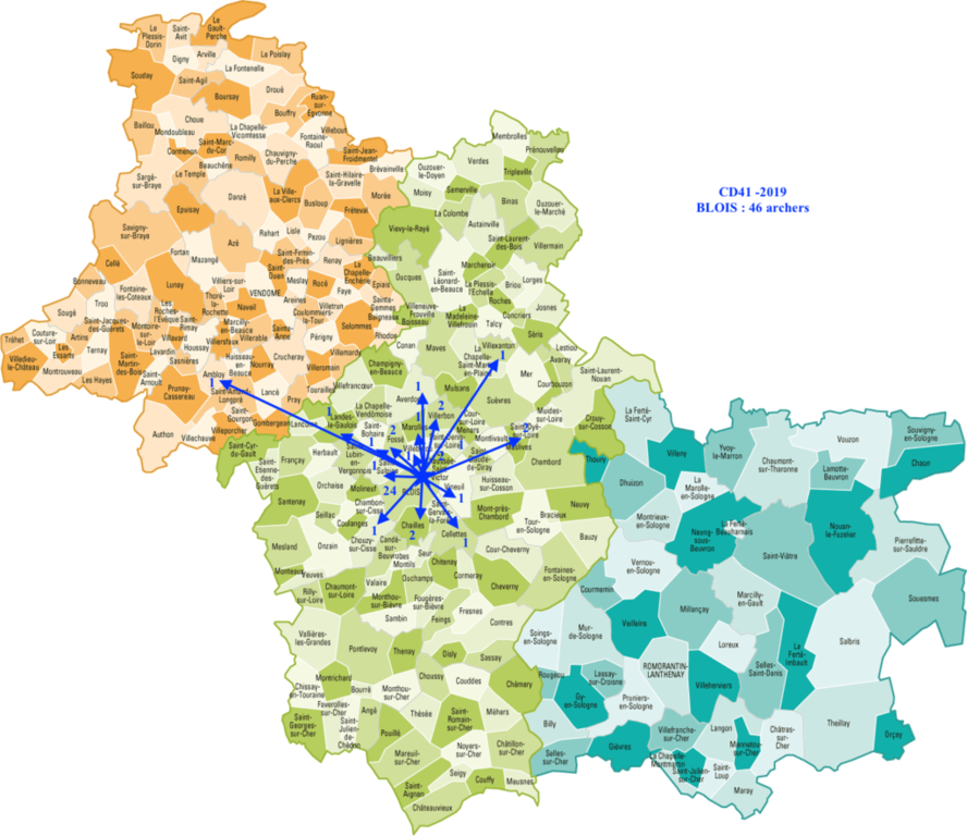 carte loir et cher