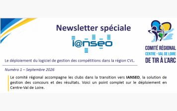 🏹 IANSEO en Centre-Val de Loire