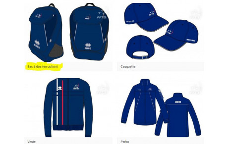 Nouvelle Tenues d'arbitre fédéral  