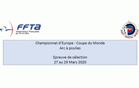 Sélection TAE Poulies Chanpionnat Europe et Monde